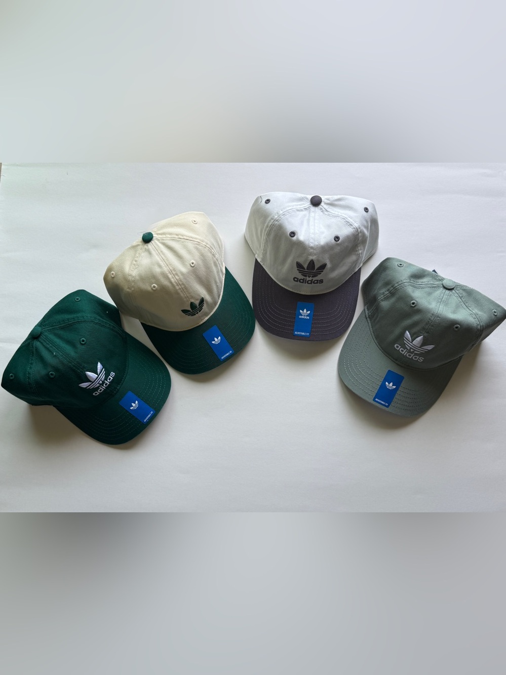 Adidas Relaxed Strap-Back Baseball Cap Green, Red, Brown, Off White, Khaki